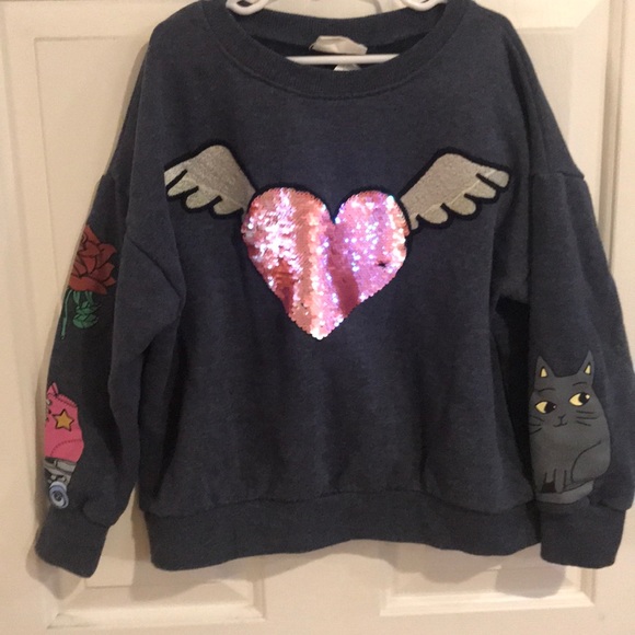 zara girls sweatshirt